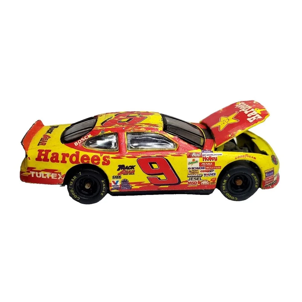 1999 Jeff Burton #9 Hardee’s Racing 1:64 Diecast Car – Loose –NASCAR Collectible